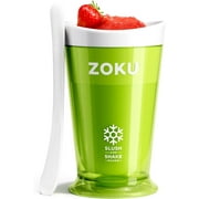 ZOKU Original Slush and Shake Maker, Slushy Cup for Quick Frozen Homemade Single-Serving Slushies, Fruit Smoothies, and Milkshakes in Minutes, BPA-free, Green