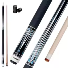 ZOKUE Maple Pool Cue Sticks FY Series with 12.5mm Tip Low Deflection Profession 1/2 Split Billiard Pool Sticks