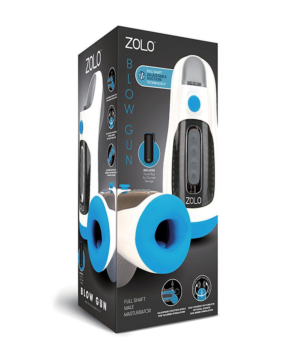 Zolo Blow Gun - White/blue - Walmart.com