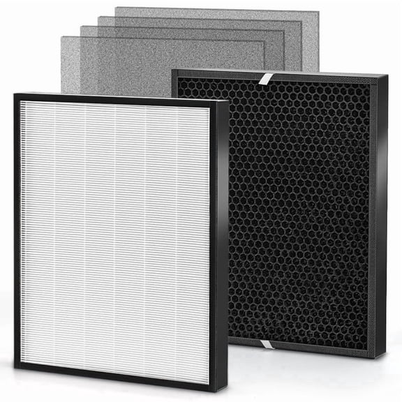 ZOLTRIXA Replacement for AirDoctor AD3000 Air Filter Combo Compatible with Air Doctor AD3000 Air Purifier, Including 1x HEPA Filter, 1x Activated Carbon Filter, 4x Pre-Filter