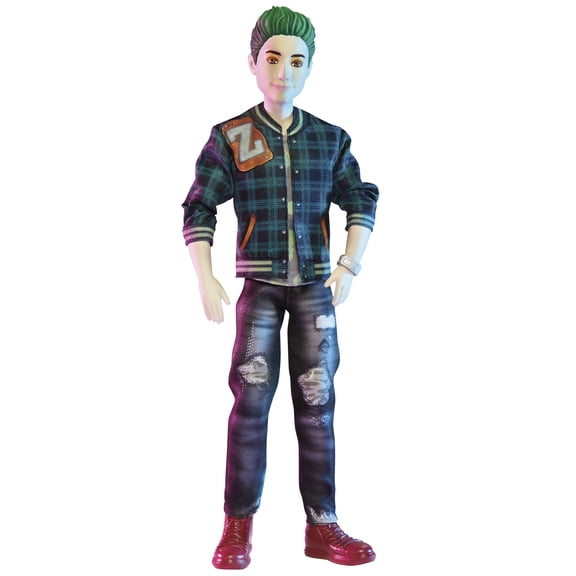 Disney Zombies 3 Zed Fashion Doll with Green Hair, Outfit, and Accessory