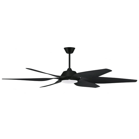 Craftmade  66" Indoor Outdoor Zoom Ceiling Fan Flat Black