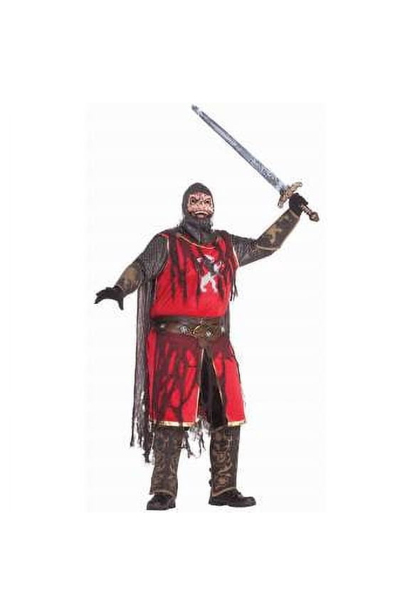 ZOMBIE CRUSADER COSTUME W/MASK