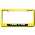 thumbnail image 1 of ZOMBIE HUNTER, Biohazard License Plate Tag Frame, Multiple Colors, 1 of 1