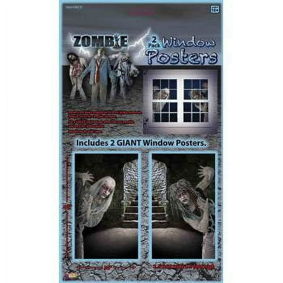 ZOMBIE WINDOW POSTER