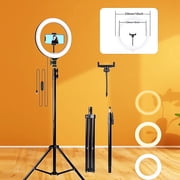 ZOMEI 63" LED Ring Light with Stand & Phone Holder, USB Studio Light for Photography/Video/Live Streaming, Portable Fill Light