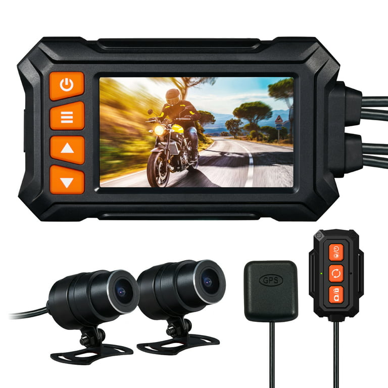 WiFi Motorcycle Camera Rechargeable Scooters Dash Cam Camcorder
