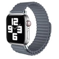 thumbnail image 1 of ZOMFOM Sport Silicone Loop Magnetic Bands Compatible with Apple Watch Band 45mm 44mm 42mm, Adjustable Strap with Strong Magnetic Closure Compatible for iWatch SE Series 7 6 5 4 3 2 1 Men Bands(Grey), 1 of 8