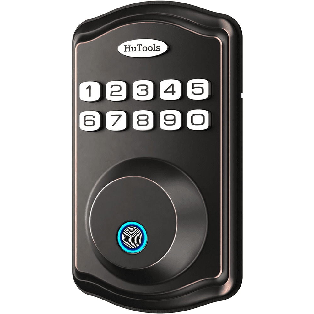 ZOMOSS DKS02 Fingerprint Door Lock Keyless Deadbolt, Electric Door