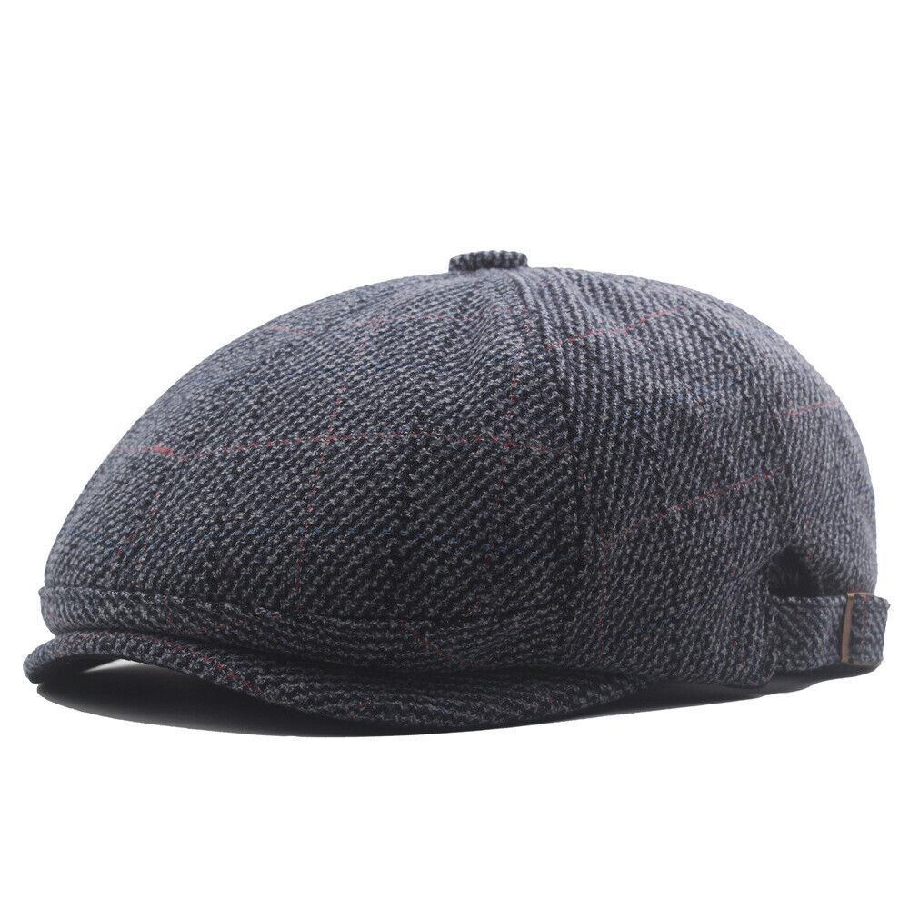 ZONBAILON Winter Plus Velvet Octagonal Hat Outdoor Warm Cold Protection ...
