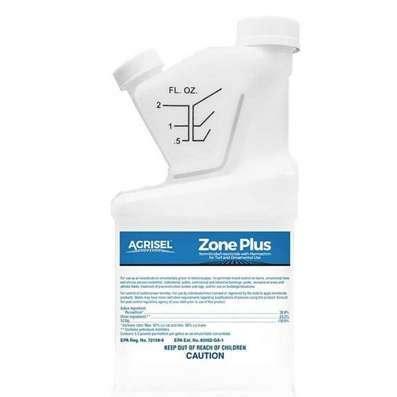 Agrisel Zone Plus Insecticide, Indoor/Outdoor Use, Eco-Friendly, 32 oz + Gloves
