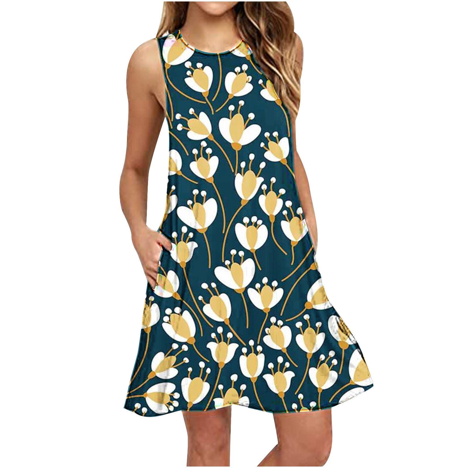 ZONGYISM Clearance Women'S Clothes Clearance Sale Ruched Midi Dress