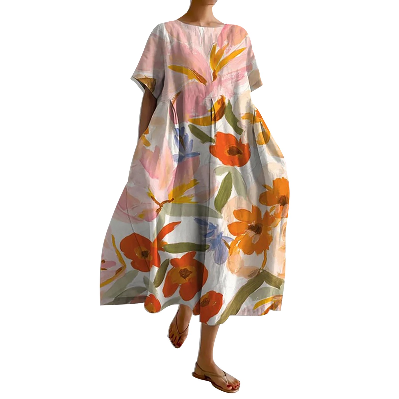 ZONGYISM Clearance Womens Clothes Under 10 Dollar Spring Maxi Dress