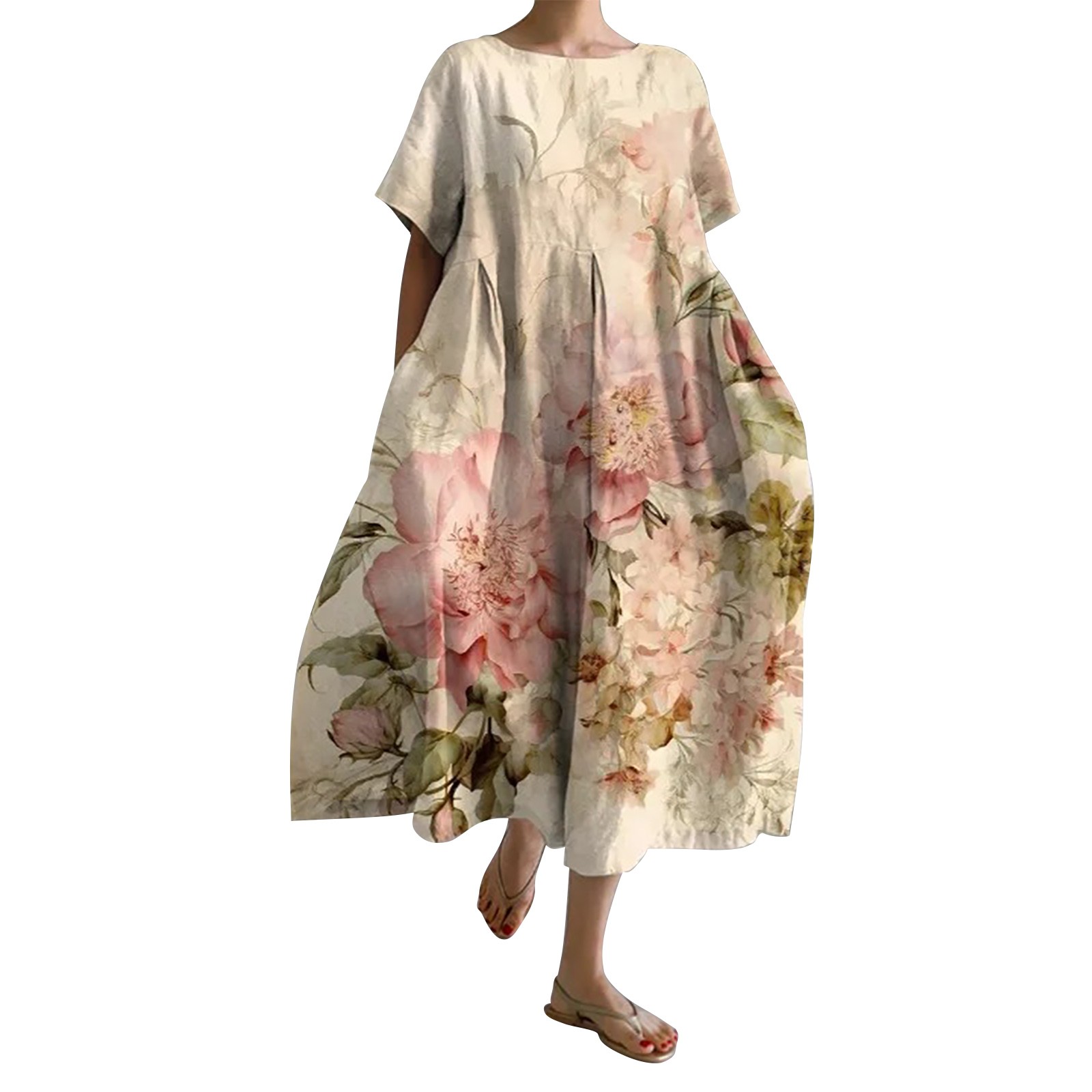 ZONGYISM Clearance Womens Clothes Under 10 Dollar Spring Maxi Dress