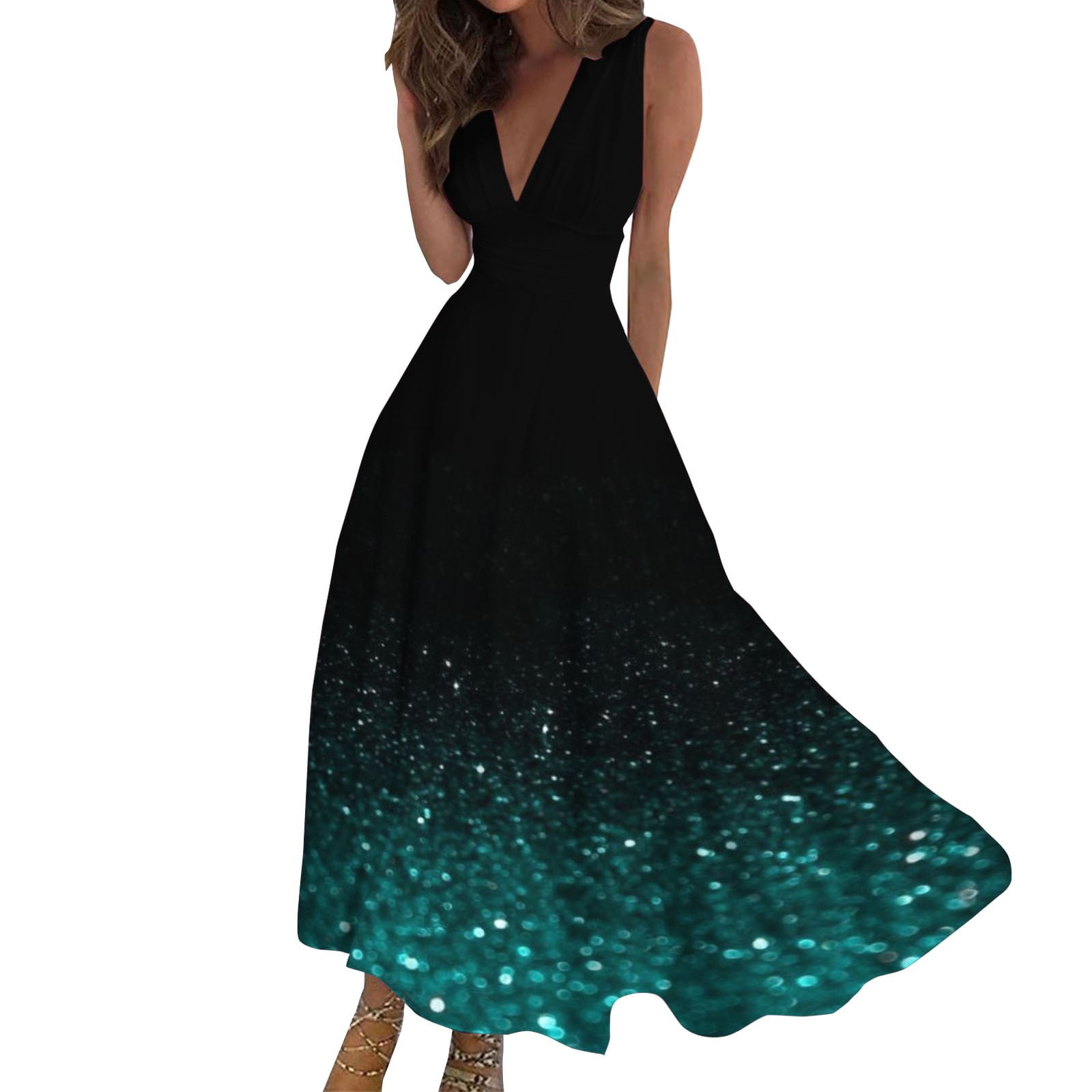 ZONGYISM Prime Day deals Today 2024 Flowy Maxi Dress Prime Deals Today