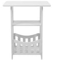 thumbnail image 1 of ZONHEBIN Living Room Sofa Side Table Bedroom Nightstand Hollow Bedside Table for Room, 1 of 6