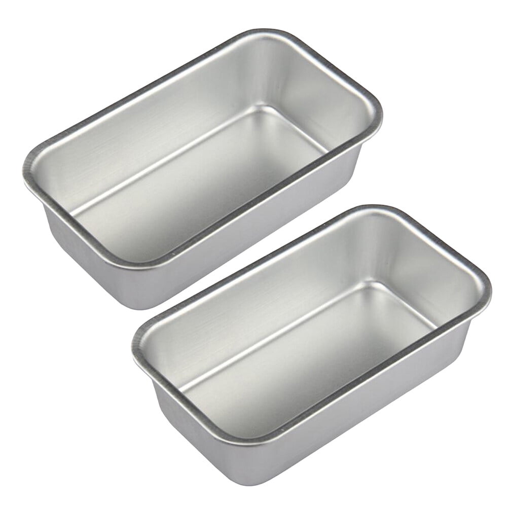 ZONHEBIN Stainless Steel Mini Loaf Pan Set (2-Pack) - Walmart.com