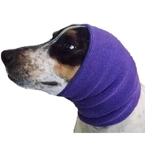 Happy Hoodie The Original Dog & Cat Calming Band for Anxiety Relief, Noise Protection, Grooming, Thunder, Fireworks, Large Purple, Since 2008
