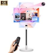 ZONNBOS 32" 4K UHD Portable Smart Tablet TV on Wheels with Touch Screen, Built-in Camera & Speaker,Android 13 OS, 8G + 128GB,5-8-Hour Battery,Full Swivel Rotation,Voice Remote Contl