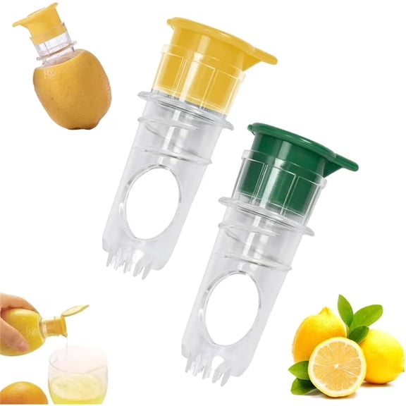 ZONSGIN 2025 New Screw-Top Lemon Squeezer | Manual Citrus Press with Built-In Filter for Fresh Juice | Perfect for Limes, Oranges, Cocktails & Drinks