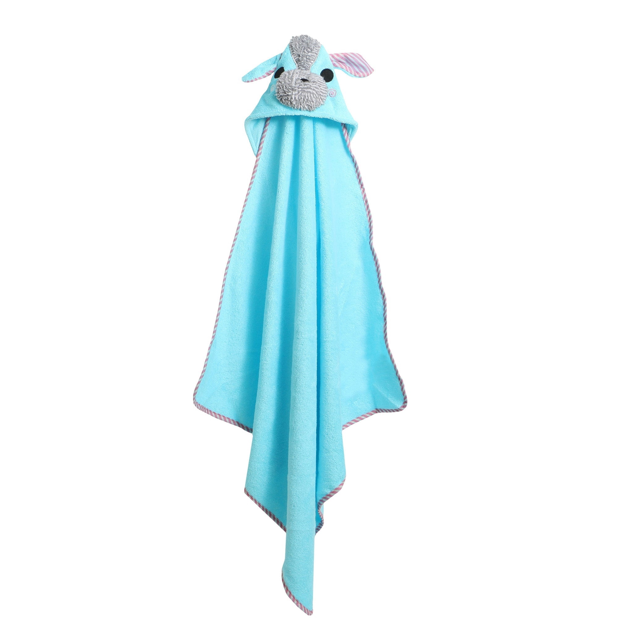 ZOOCCHINI Baby Snow Terry Hooded Bath Towel - Yoko Yorkie (0-18M)