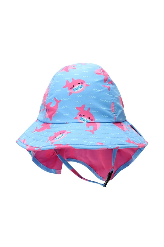Baby-Toddler Cape Sun Hat - Sophie the Shark
