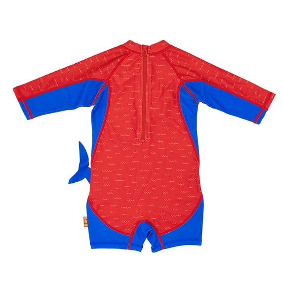 ZOOCCHINI Baby/Toddler Rash Guard One Piece Swimsuit - Blue Shark