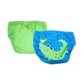 thumbnail image 1 of ZOOCCHINI Baby/Toddler Reuseable Swim Diaper Set (2 Pcs) - Aidan the Alligator, 1 of 1