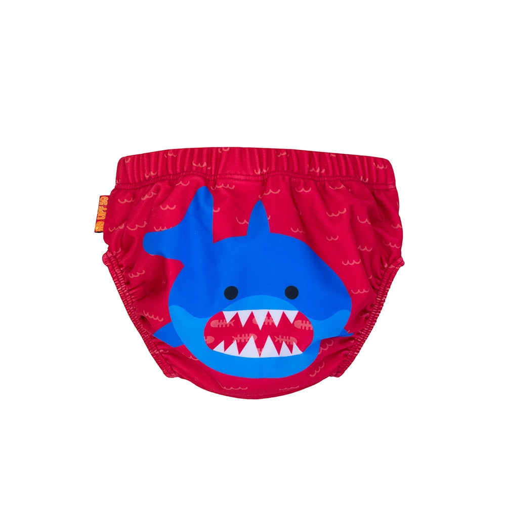 ZOOCCHINI Baby/Toddler Reuseable Swim Diaper Set (2 Pcs) - Sherman the Shark