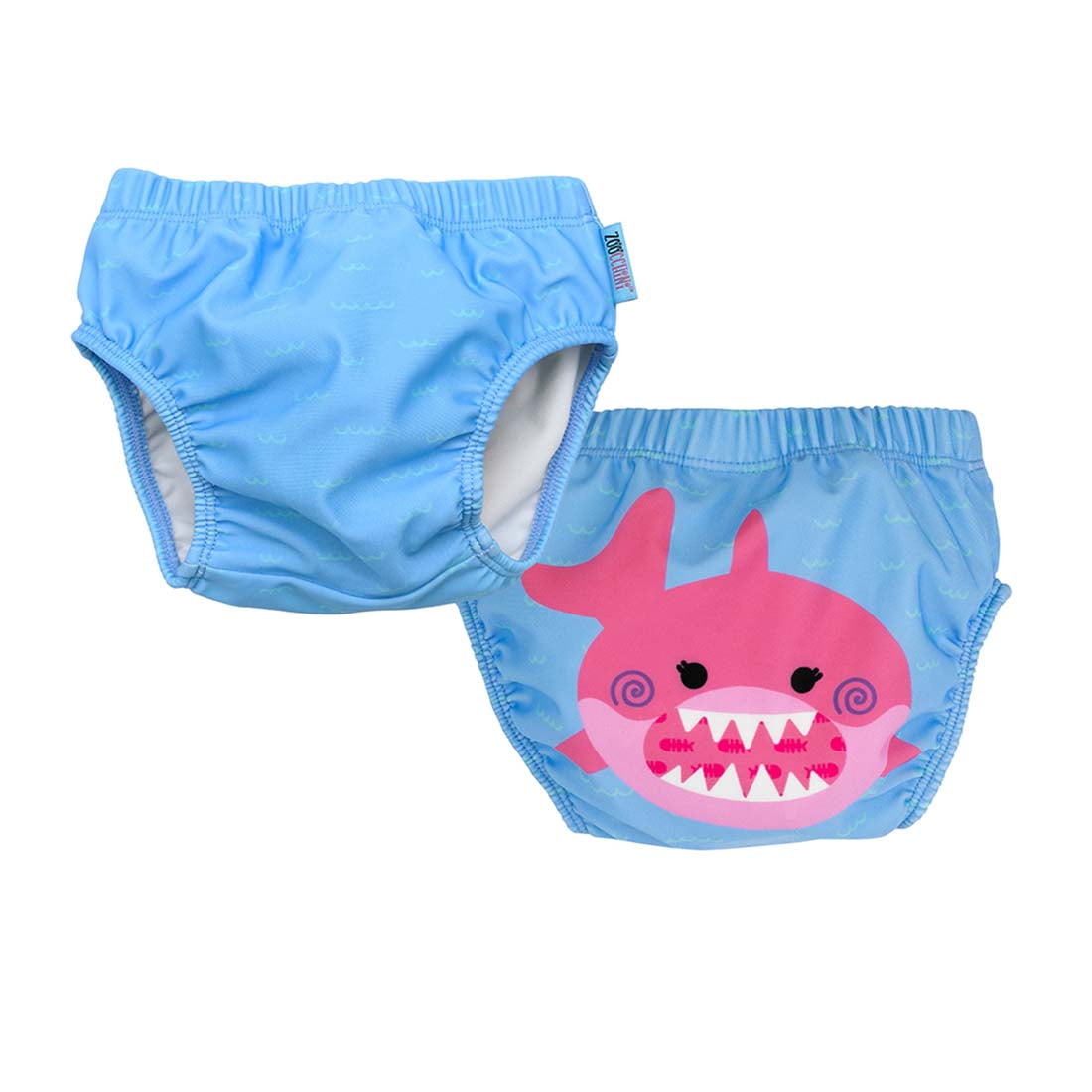 ZOOCCHINI Baby/Toddler Reuseable Swim Diaper Set (2 Pcs) - Sophie the Shark