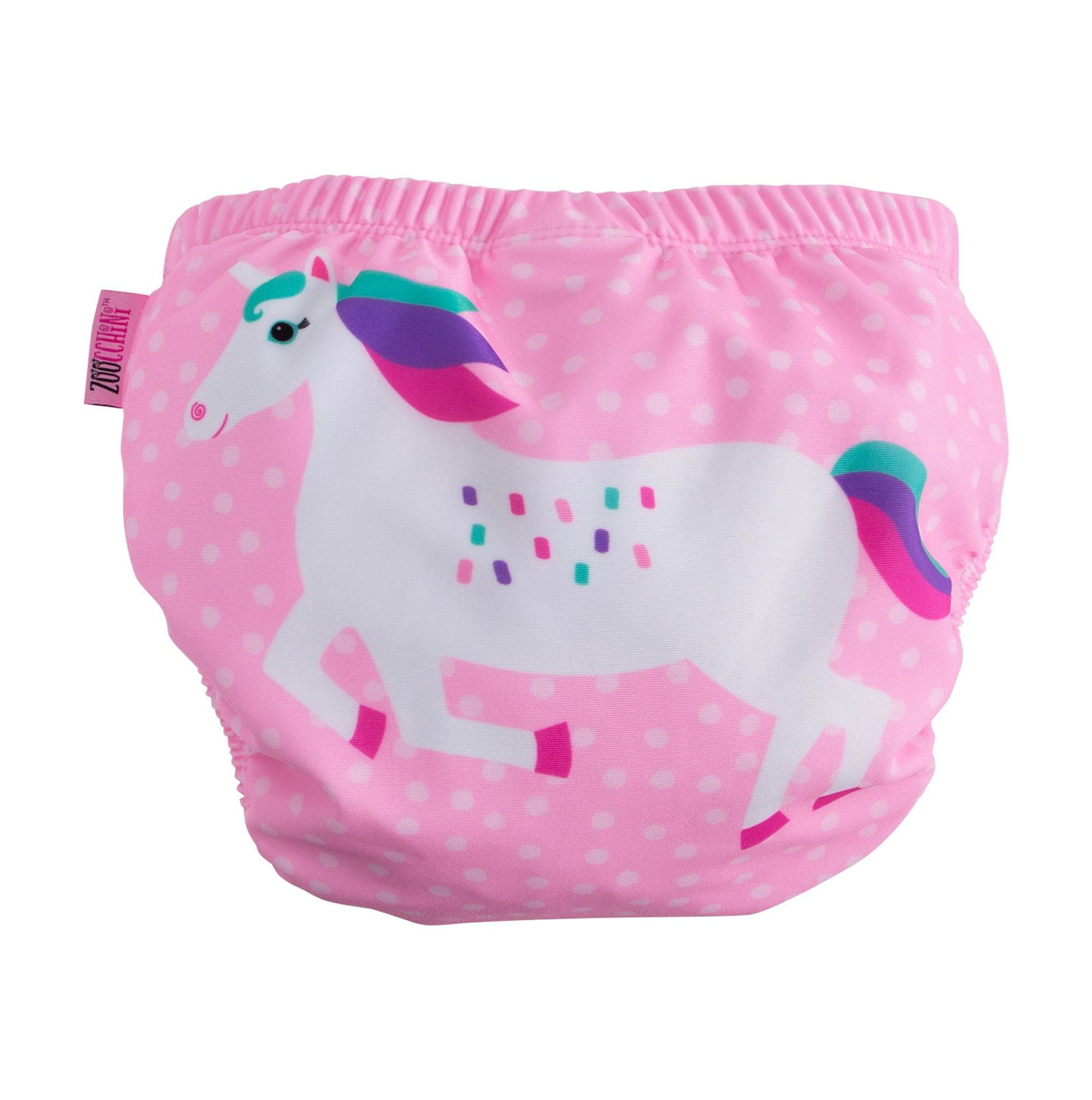 ZOOCCHINI Baby/Toddler Reuseable Swim Diaper Set (2 Pcs) - Una the Unicorn