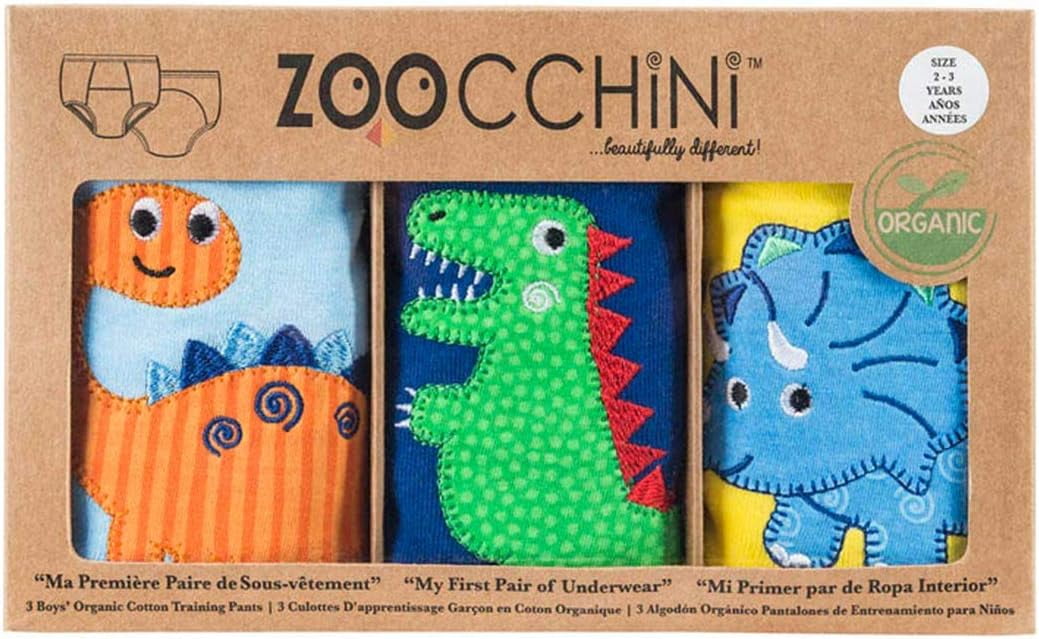 Zoocchini Organic Training Pants - Jurassic Pal Boys