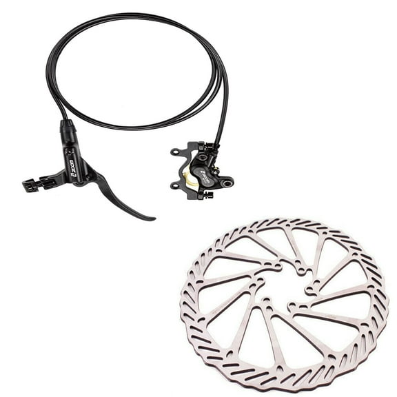 ZOOM 4-Piston Bicycle Hydraulic Disc Brake with MTB Bicycle Disc Brake Rotor