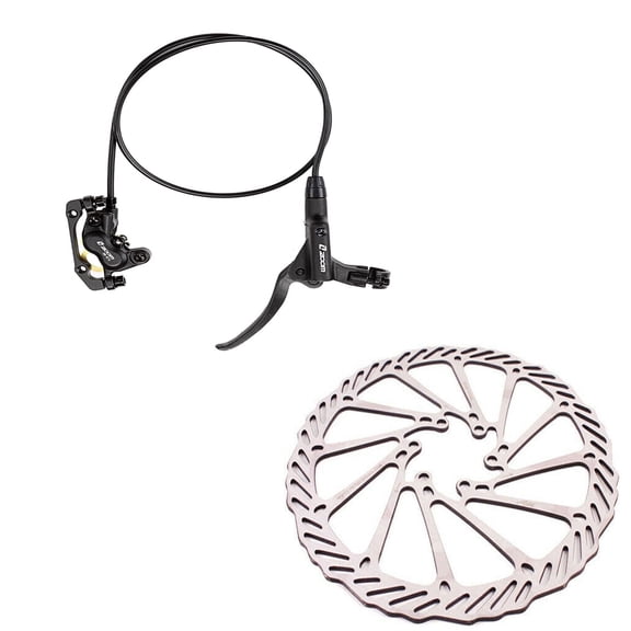ZOOM 4-Piston Bicycle Hydraulic Disc Brake with MTB Bicycle Disc Brake Rotor