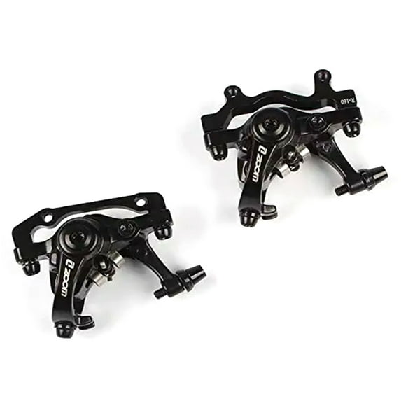 ZOOM Linear Pull Bicycle Disc Brake Caliper Double Piston Mountain Bike Mechanical Disc Brake Set