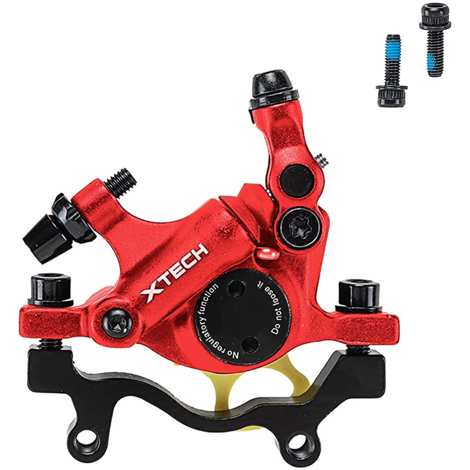 ZOOM HB100 MTB Hydraulic Line Pulling Disc Brake Set - Front & Rear Calipers For Shimano, 160mm Rotors