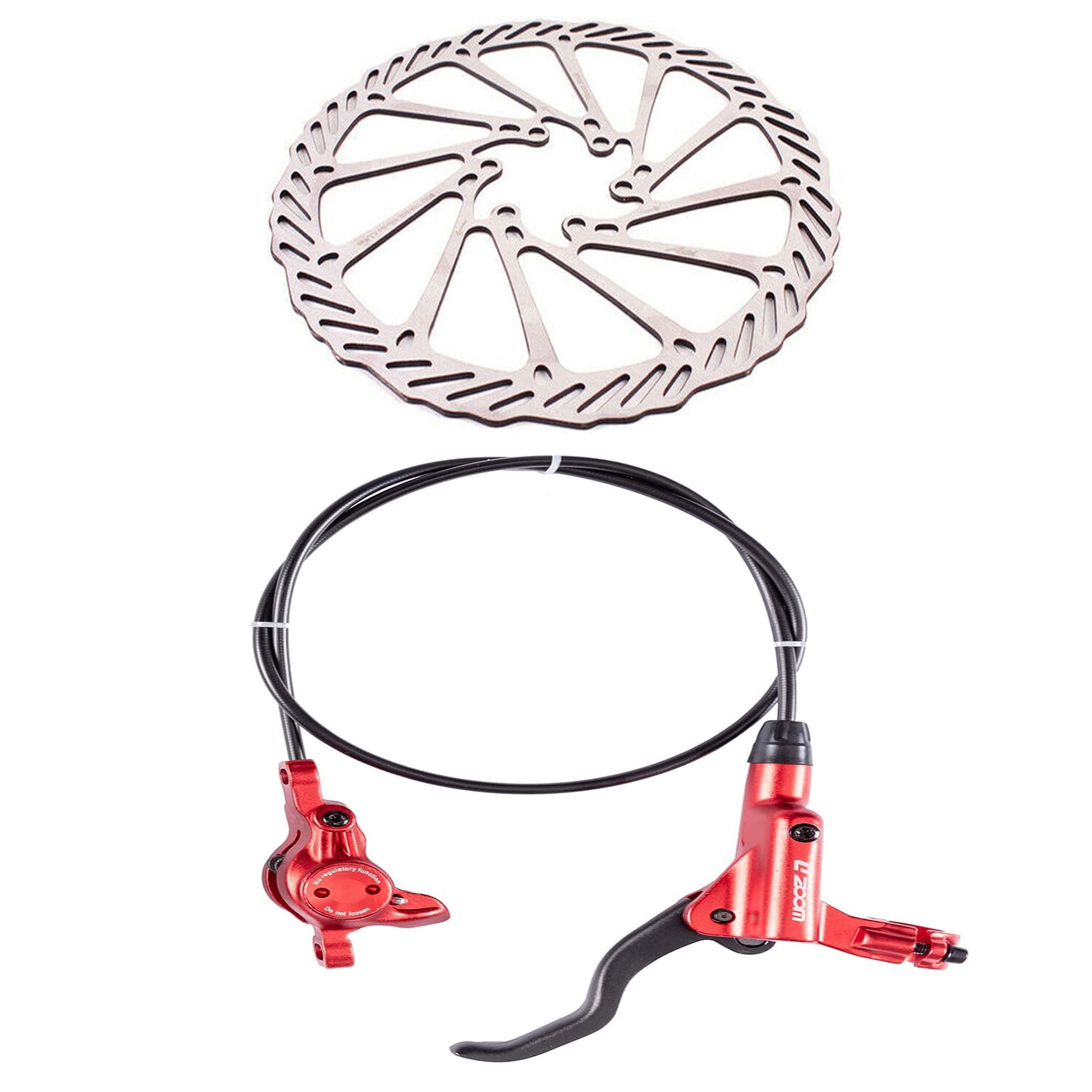 ZOOM MTB Mountain Bike Hydraulic Disc Brakes Set Front Rear Brake with Bicycle Disc Brake Rotor