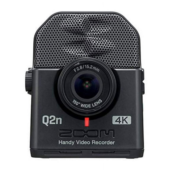 ZOOM Mini Q2N-4K Handy Recorder & 4K Camera for Live Streaming Music Videos