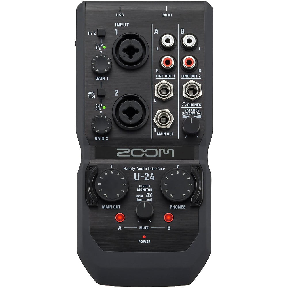 ZOOM U-24 2-in 4-out Handy Audio Interface