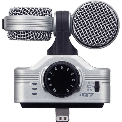 ZOOM iQ7 MS Stereo Microphone for iPhone/iPad/iPod touch
