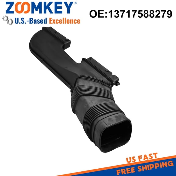 ZOOMKEY Engine Air Intake Hose Tube Pipe Silencer Fit For BMW X1 E84 13717588279 New