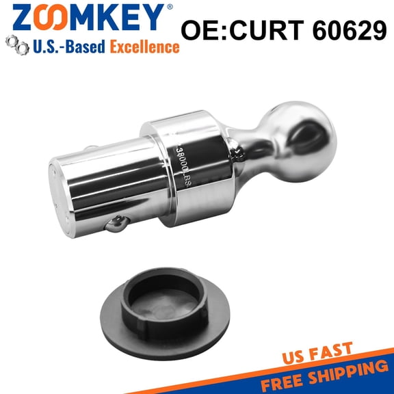ZOOMKEY Fit For Chevrolet, Ford, GMC, Ram, Nissan Titan XD Gooseneck Hitch Ball 2-5/16"