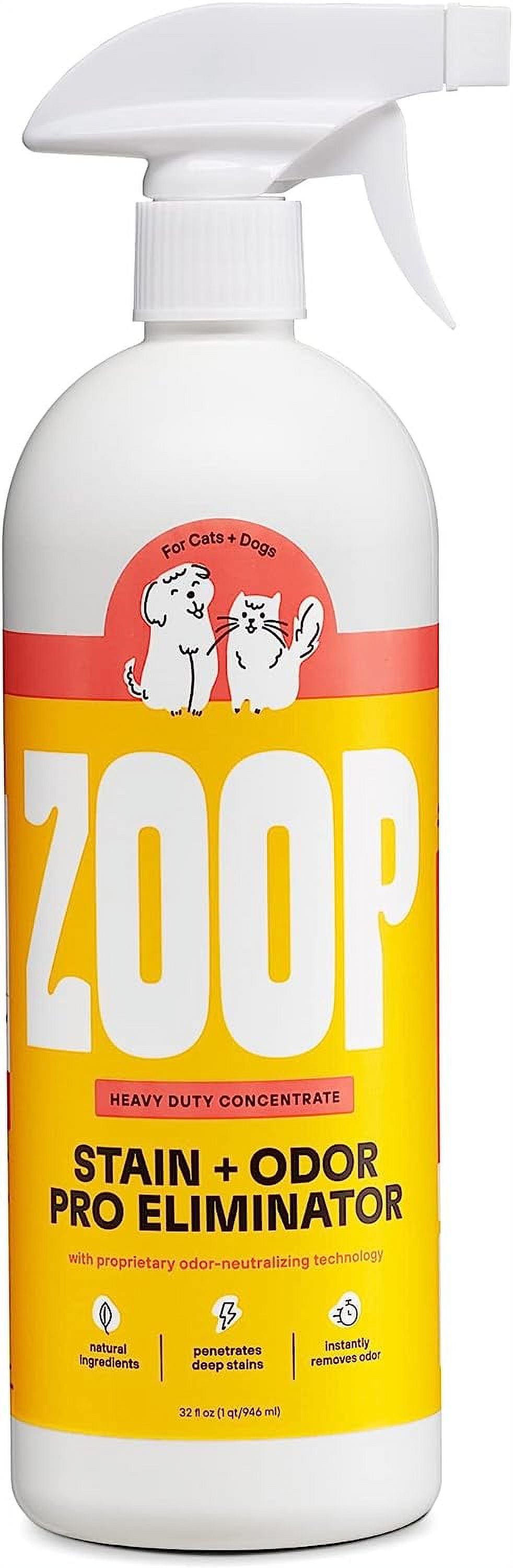 ZOOP Pro Pet Stain Remover & Odor Eliminator for Home Enzyme Cleaner