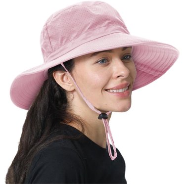 Versatile Removable Sleeve Jacket Girls Summer Sun Hat - Foldable Wide Brim Bucket Hat | Soft Cotton UV Protection Beach Hat Womens Cycling Jacket