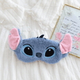 thumbnail image 1 of ZOOUSQII Cute Cartoon Stitch Plush Eye Mask - Kawaii Anime Soft Stuffed Blindfold for Sleeping, Office Naps, and Light Blocking, Perfect Christmas Gift SDZ311-106, 1 of 5
