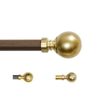 ZOPZO 25mm 48-84" Big Ball Splicing Adjustable Curtain Rod – Sturdy, Stylish, and Easy to Install