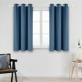 ZOPZO 42W×45L inch Blackout Curtain for Small Window Set of 2 Panels Thermal Insulated Grommet