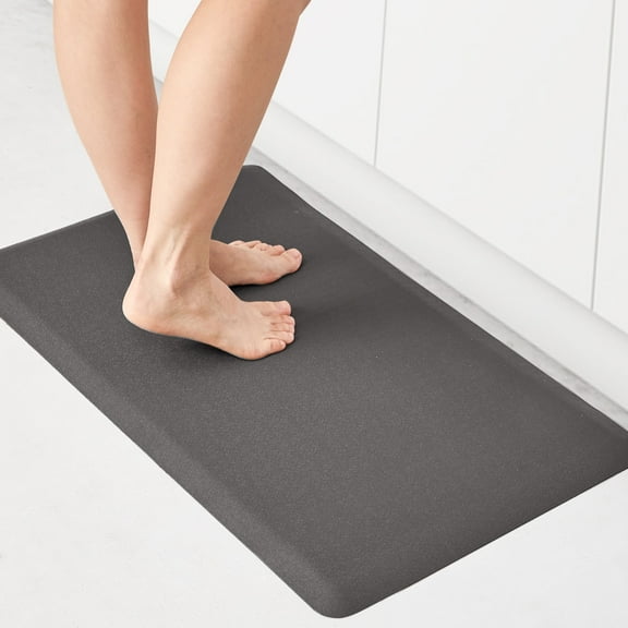 ZOPZO Kitchen Mat Comfort Support, Gray, 17 x 28, Non Slip Floor Rug Featuring Cushioned Surface and Easy Wipe Clean Design