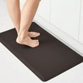 thumbnail image 1 of ZOPZO Kitchen Mat Comfort Support with Non Slip PVC Floor Rug, Chocolate, 17 x 28, Cushioned Support, and Low Maintenance Surface, 1 of 9