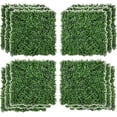 thumbnail image 1 of ZOPan 12PCs Grass Wall Panels, 20" x 20" Artificial Grass Wall Decor, Greenery Backdrop Panels Wall for Outdoor, Indoor, Garden, Fence, Backyard,Pale Green, 1 of 10